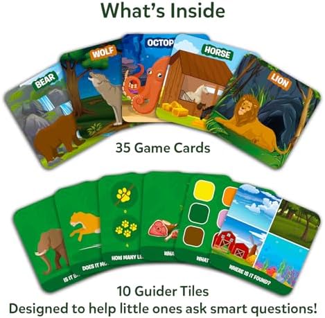 Skillmatics Guess in 10 Junior – Animal Kingdom, Card Game, Gift for Kids - Image 2