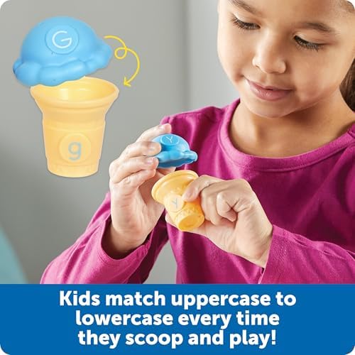 Learning Resources Mini Letter Scoops - Toddler Learning Toys, ABC Letter Matching Game, Alphabet Toy for Toddlers, Toddler Preschool Toys, Alphabet Puzzle, ABC Letters for Kids, Educational Puzzle - Image 2