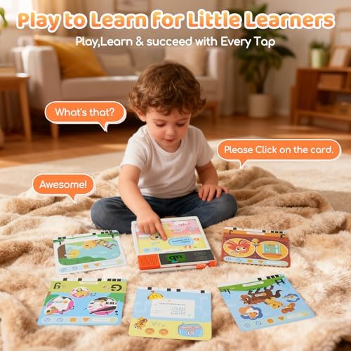 Learn to Read & Spell Phonics Pad, Interactive Electronic Learning Pad with 242 Sound Pages Card, Fun Learning Activities for Kids 3-10 Years Old - Image 5