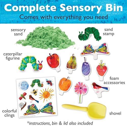 Creativity for Kids The Very Hungry Caterpillar Sensory Bin - Toddler Sensory Toys from The World of Eric Carle Books, Preschool Learning Activities and Fine Motor Toys for Toddlers (Ages 3+) - Image 3