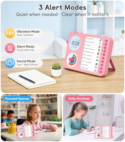 3-in-1 Visual Timer & ADHD Tool for Kids with Chore Chart & Planning Board - Image 3