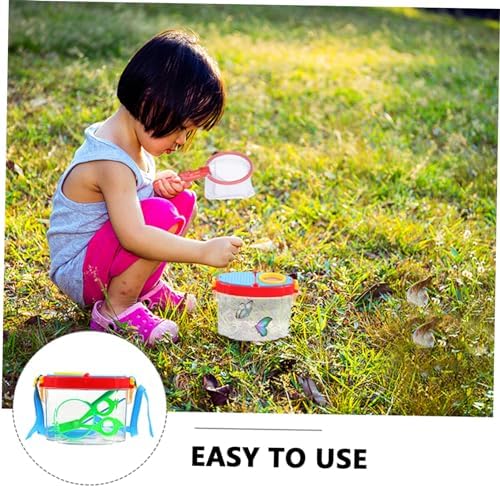 YARNOW 3pcs Explorer Kit for Outdoor Portable Insect Observation Box with Magnifying for Nature Exploration Collecting Flowers and Objects - Image 2