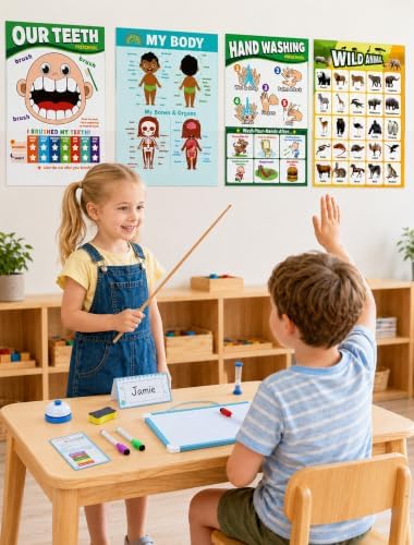 Play School Pretend Teacher Set for Kids Teaching Learning Toy - Image 3