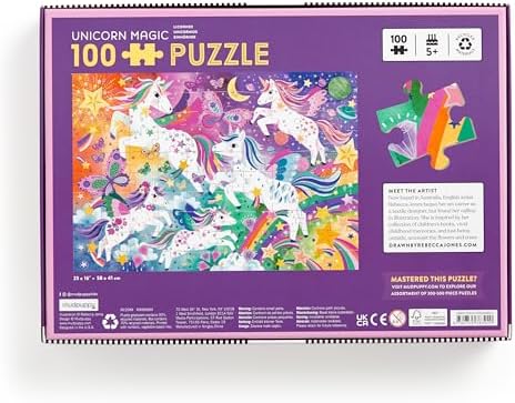 Mudpuppy - Unicorn Magic 100 Piece Jigsaw Puzzle for Kids - Image 3