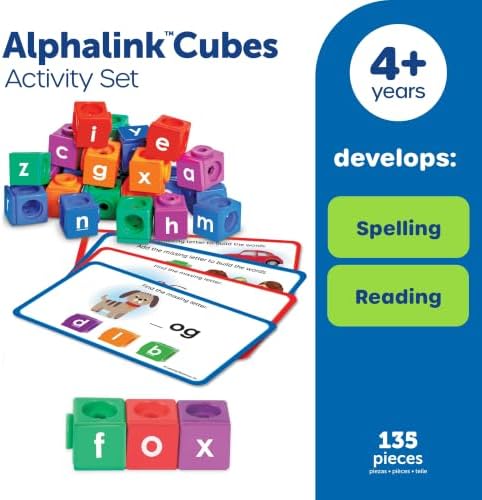 Learning Resources AlphaLink Cubes Activity Set - Image 5