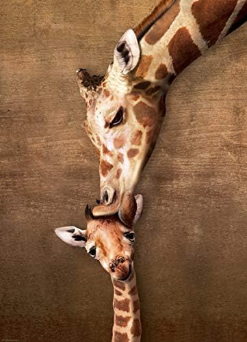 Giraffe Mother's Kiss Puzzle, 500-Piece - Image 2