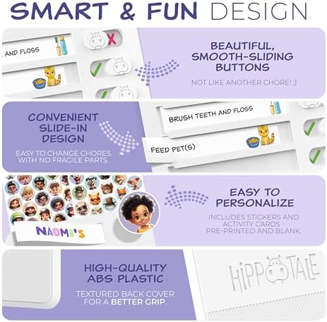 Chore Chart for Kids – Daily Routine Chart for Kids with Checklist & Stickers, Magnetic Kids Chore Chart – 540 Pcs Set of Chore Board Visual Schedule for Kids with Autism & Best ADHD Tools for Kids - Image 4