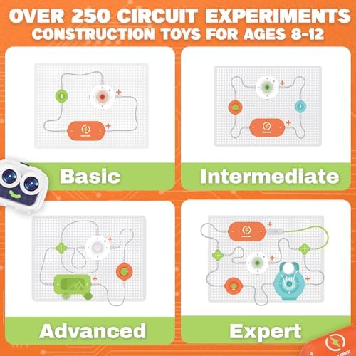 SMILESSKIDDO Science Kits for Kids, STEM Toys for Kids, 16 Circuit Parts - Image 3