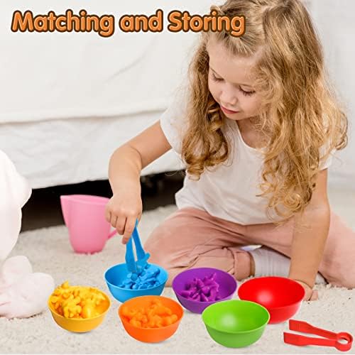 JOCHA Color Sorting and Counting Dinosaurs Toys for Toddlers 3 5 4 Years Old Preschool Matching Learning Educational Game Montessori Sensory Math Classification Activities Toys for Kids Boys Girls - Image 6