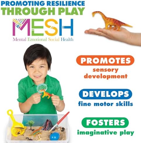 Creativity for Kids Sensory Bin: Dinosaur Dig - Toddler Sensory Toys, Sensory Bin Filler and Toddler Activities for Boys and Girls, Dinosaur Toys for Kids Ages 3-5+ - Image 6