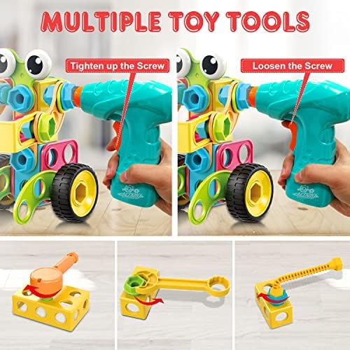 NXONE 195 PCS STEM Toys, Building Sets for Kids 3+ - Image 5