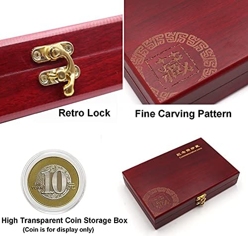 100 Pieces 30mm Coin Capsules and 4 Sizes (18/25/27/30mm) Protect Gasket Coin Holder Case with Wooden Storage Organizer Box for Coin Collection Supplies - Image 6