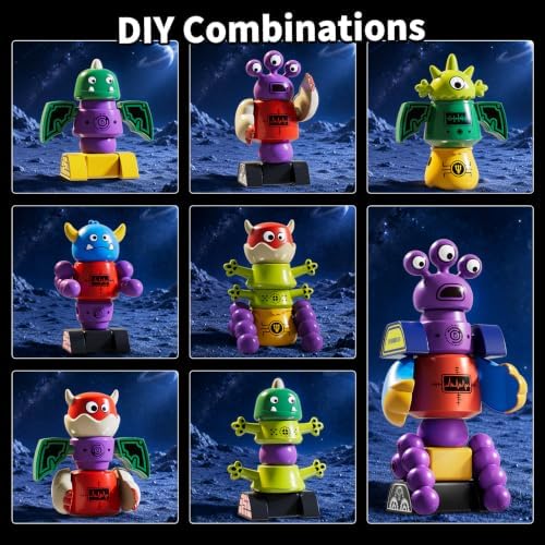 Magnetic Robot Toy for Kids & Boy 3-5 ,35 PCS STEM DIY Educational Play set - Image 4