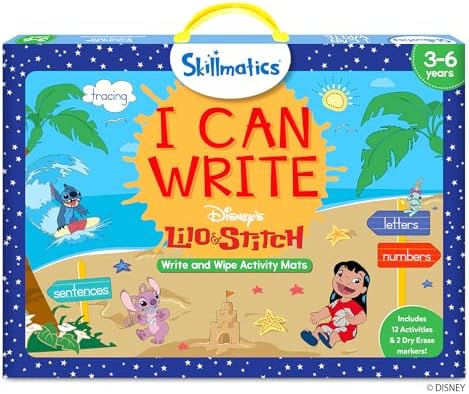 Skillmatics I Can Write Disney's Lilo & Stitch – Educational Toy and Game by Skillmatics
