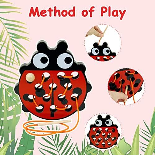 Sealive Wooden Lacing Toys for Toddlers, Fun Learning Activity - Image 6