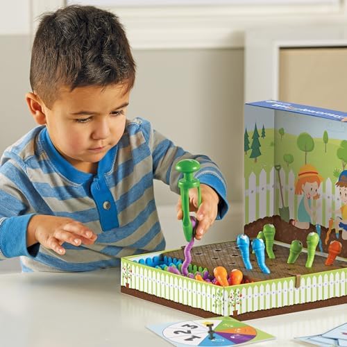 Learning Resources Wriggleworms Fine Motor Activity Set - Montessori Sensory Bin Toys, Gross Motor Skills, Toddler Games, Color Sorting, Preschool Classroom Must Haves, Gifts for Boys and Girls - Image 3