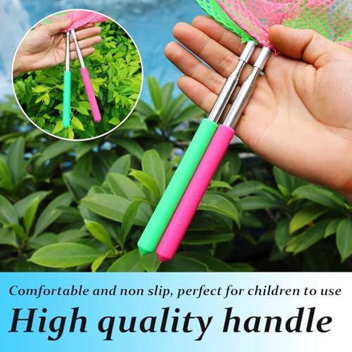Outdoor Exploration Telescopic Bug-Catching Nets, Fishing Nets, Butterfly Nets for Children's Outdoor Exploration, Nature Exploration Toys (2 Pack) - Image 4