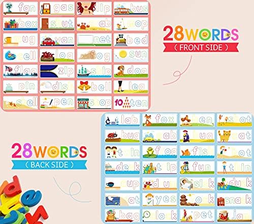 Officygnet Learning Toys for 3 4 5 6 Years Old Boys and Girls, See & Spell CVC Word Builders with Alphabet Cards for Kids Ages 3-5, Matching Letter Game for Preschool Toddler Learning Activities - Image 4
