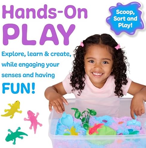 Creativity for Kids Sensory Bin: Axolotl | Hands-On Activity with Wiggly Foam, Figures & Tools | Encourages Fine Motor Skills, Creativity & Calm (Ages 3+) - Image 2