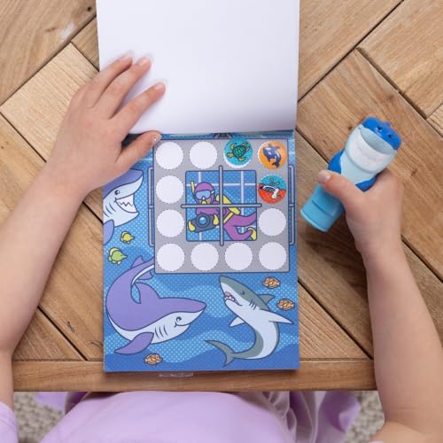 Melissa & Doug Sticker Wow! Shark Bundle, Sticker Stamper Activity Toy - Image 6