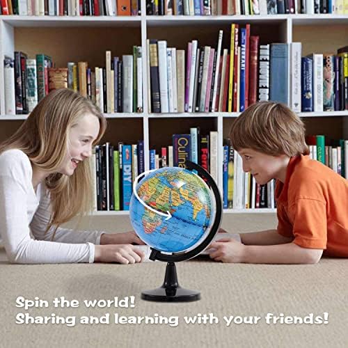 Wizdar 4 inch World Globe for Kids Learning - Image 5