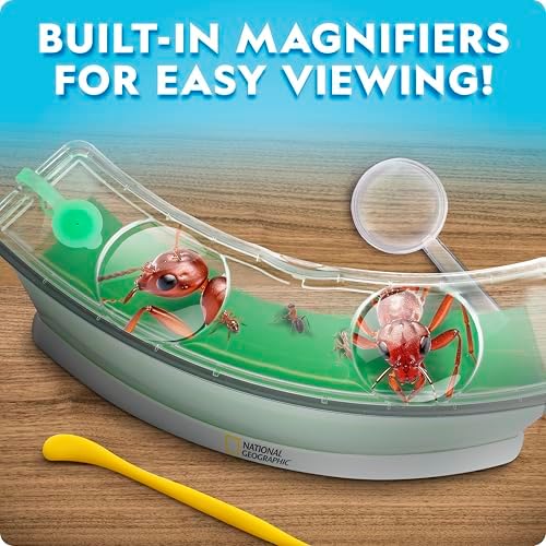 National Geographic Light-Up Ant Habitat Kit for Kids with Magnifiers - Image 4