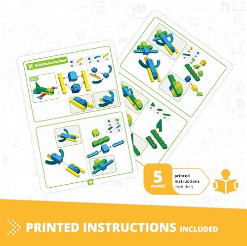 Engino STEAM Labs, Learning About Aircrafts, Building Blocks for Ages 3+, Construction Kit, STEM Kit for Girls & Boys, Learning & Education Toys, Steam Toys, Toddler Activities (5 Models) - Image 5