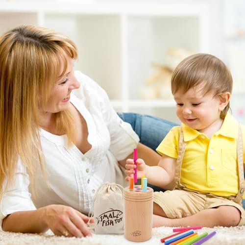SMALL FISH Montessori Color Toys and Montessori Coin Box Bundle - Image 5