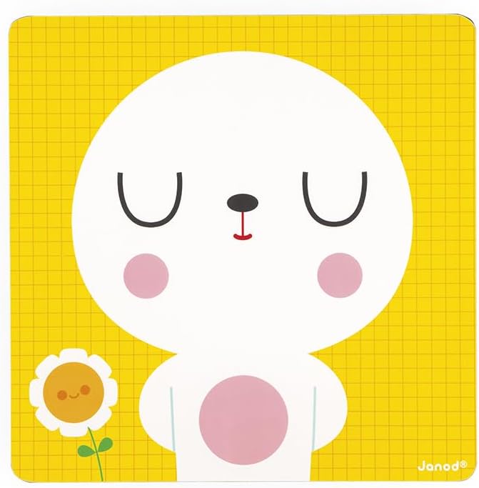 Janod - Emotions Bear Magnetic Game - Sustainable Materials - Image 4