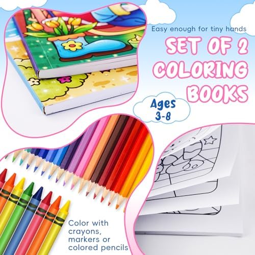 CMTOOP Fun Coloring Books for Kids Ages 3+, Set of 2 - Image 4
