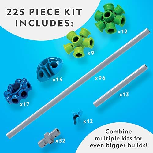 National Geographic Indoor Fort Building Kit 225-Piece Set for Kids - Image 6