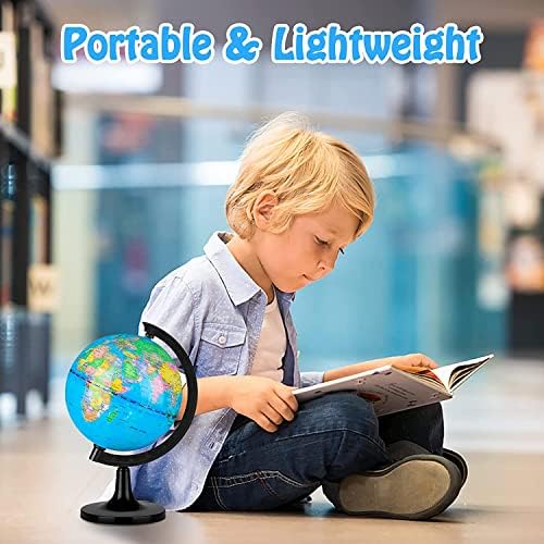 Wizdar 5.5" World Globe for Kids Learning - Image 5