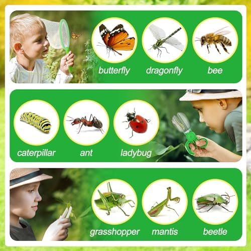 Biubee Bug Catcher for Kids, Bug Catching Kit Gifts with Butterfly Net Toys - Image 4