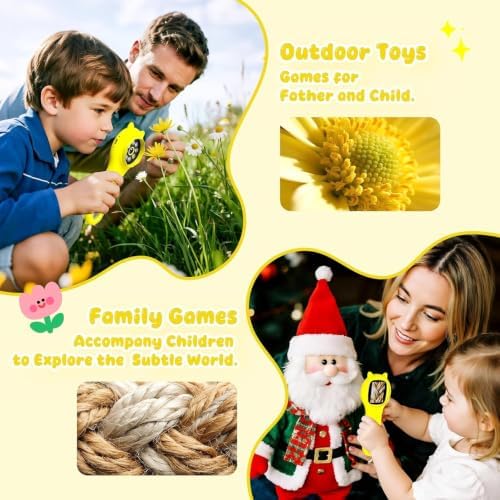 Kids Microscope for Summer Vacation, 500X Portable Digital Microscope with 2" IPS Screen, Beach Nature Discovery STEM Toy for Kids Age 5-12 (Yellow) - Image 6