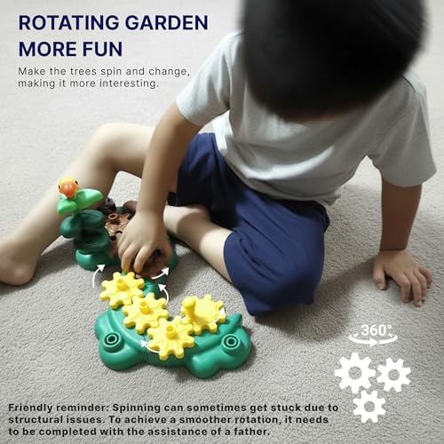 Rotating Garden Building Blocks for Kid Age 3-5 - Image 4