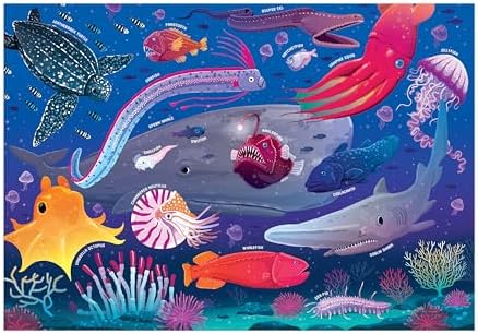 Mudpuppy - Deep Sea 100 Piece Jigsaw Puzzle for Kids - Image 2