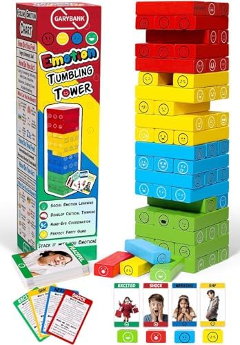 Garybank Emotion Tower Social Skill Game for Kids, Social Intelligence Game by Garybank