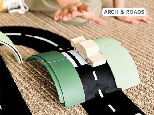 waytoplay Arches - Starter Set 18 Pieces from Toys – 100% Recycled Modular Building Toy - Made in Europe – Creative Open-Ended Play for Kids 3+ - Image 5