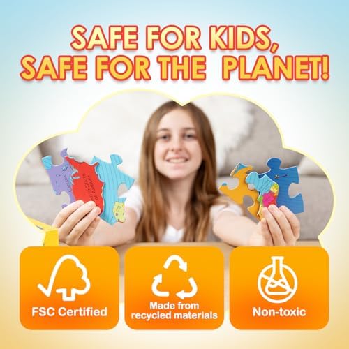 GeoPuzzle Country-Shaped 7-in-1 Box Jigsaw Puzzles, Puzzle for Kids - Image 5