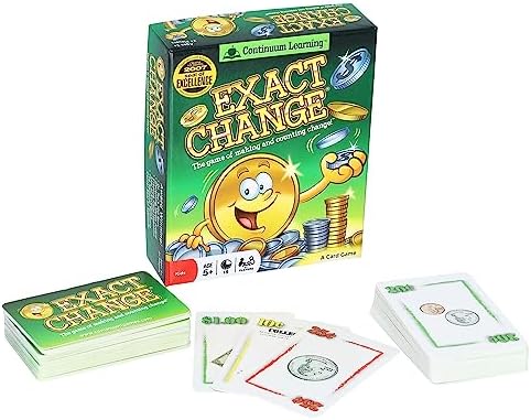 Exact Change Card Game - Educational Money Counting Game for Kids by ContinuumGames