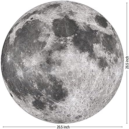 Antelope - 1000 Piece Puzzle for Adults, Space Moon Jigsaw Puzzles 1000 Pieces, Telescope Planet Close-up Round Puzzle, High Resolution, Matte Finish, No Dust Space Puzzle - Image 3