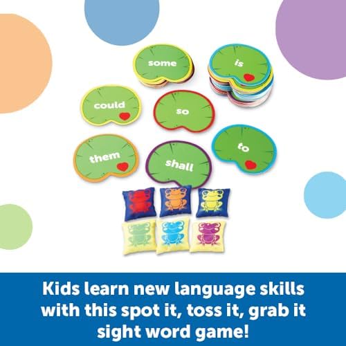Learning Resources Sight Word Toss, Sight Word Phonics Games, Reading Flash Cards, Ages 5+ - Image 2