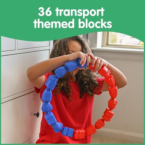 edxeducation Transportation Linking Blocks, Set of 36, Ages 2+ - Image 3