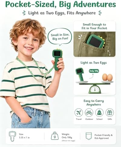 Microscope Camera for Kids Gifts Toys- Handheld Pocket Microscope Autofocus - Image 3