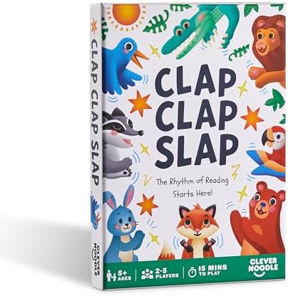 Clever Noodle Clap Clap Slap I Rhyming Games for Kindergarten I Reading Games for Kids I Preschool Learning Activities I Science of Reading by CleverNoodle