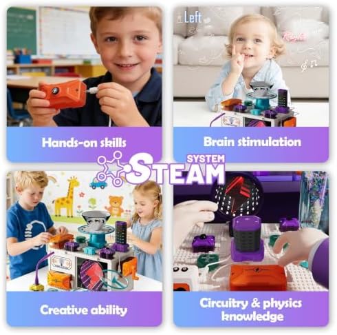 STEM Electronics Kit for Kids 3+, 45 Circuit Parts, 380 Experiments - Image 5