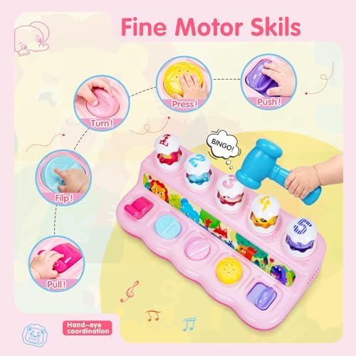 FS Pop Up Toy for 1 Year Old Girls, Cause and Effect Toy - Image 4