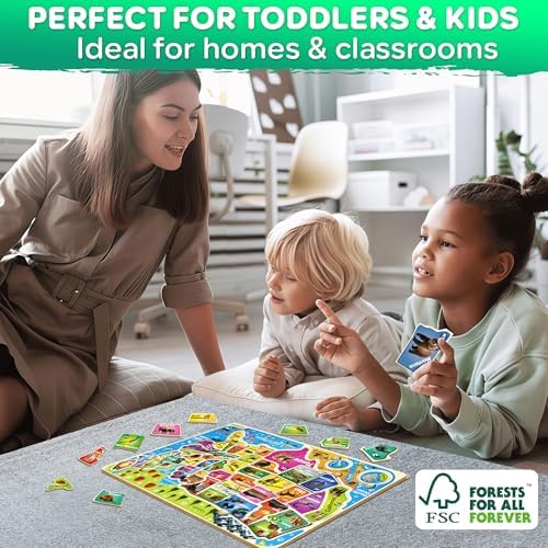 US Map Puzzles for Kids Ages 4-6 - Wooden Toddler Puzzles Ages 3-5 - Image 5