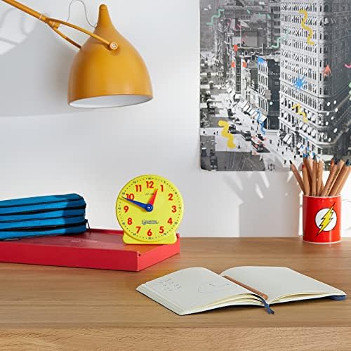 Learning Resources Big Time Student Clock, Teaching & Demonstration Clock, Develops Time and Early Math Skills, Ages 5+, Clock for Learning, 12 Hour,Back to School Gifts - Image 2
