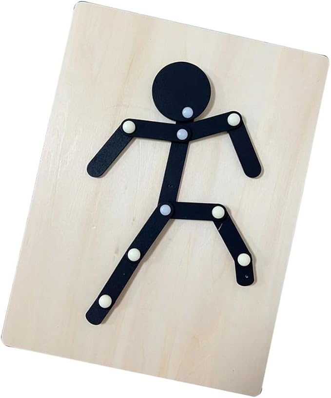 Wooden Stick Figure Pose, Dementia Activities for Seniors - Image 2